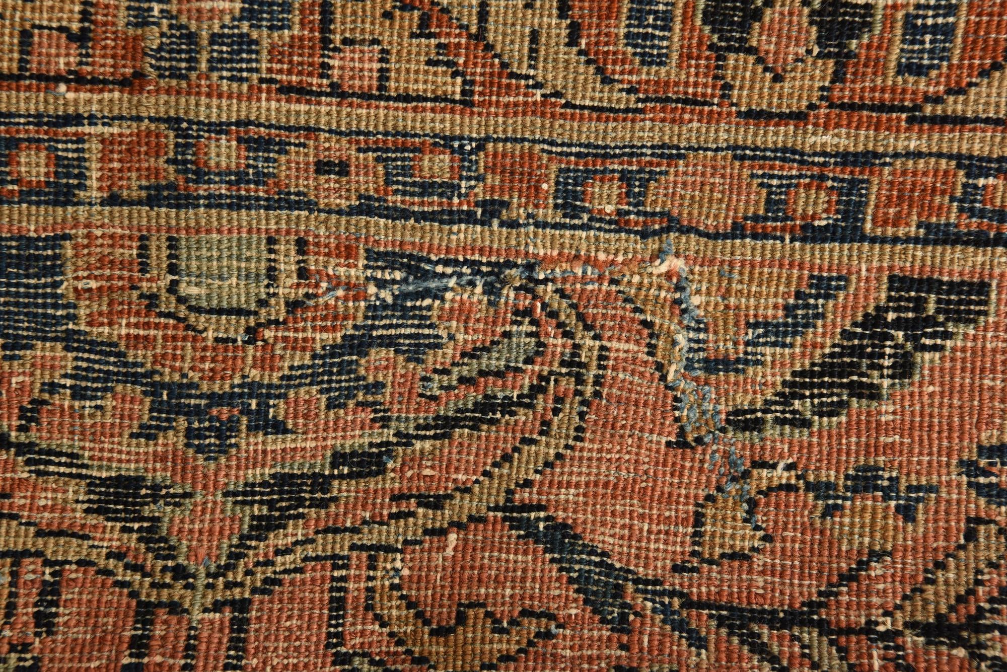 9' 4 x 12' Hand Knotted Sarough Persian Wool Rug