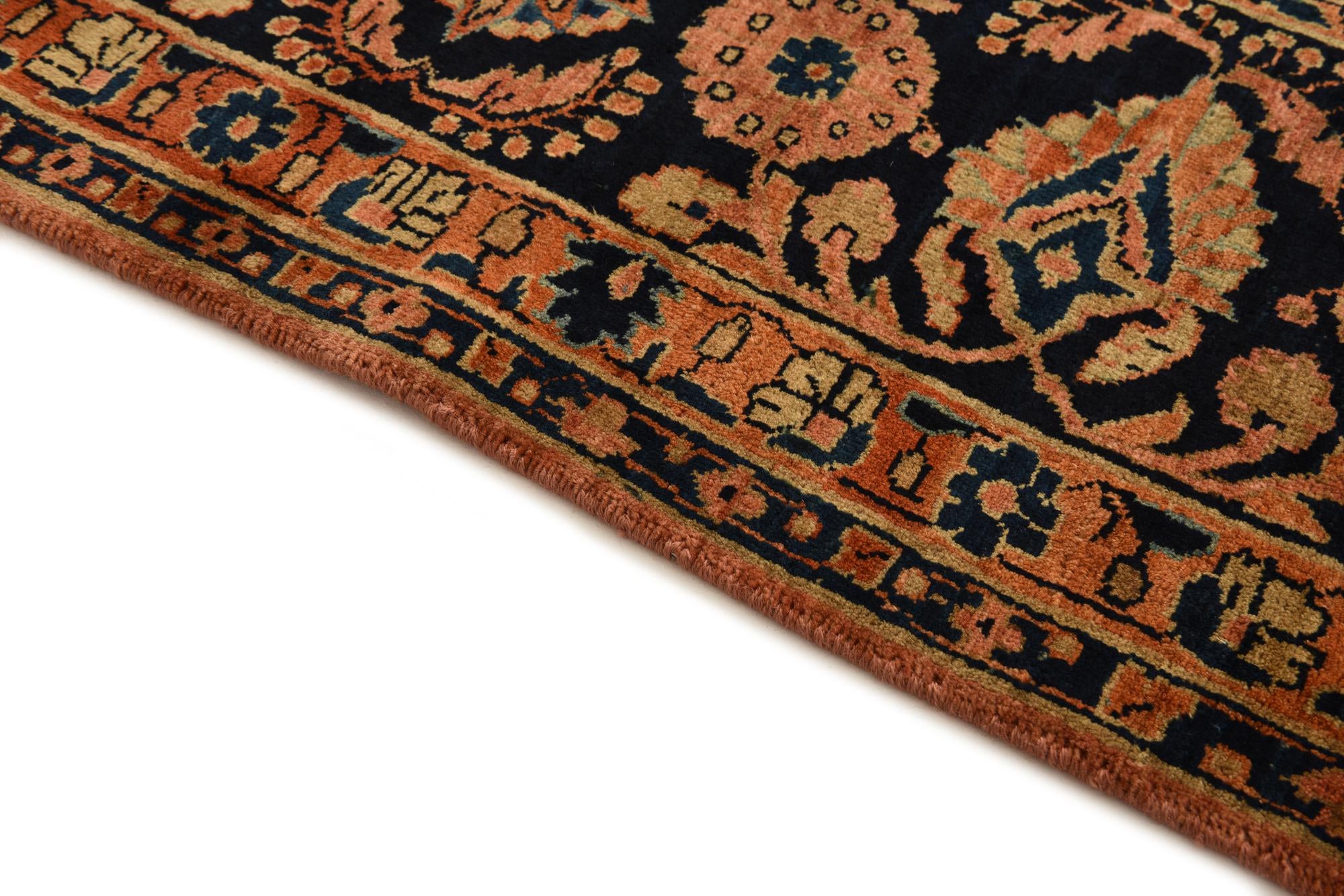 9' 4 x 12' Hand Knotted Sarough Persian Wool Rug