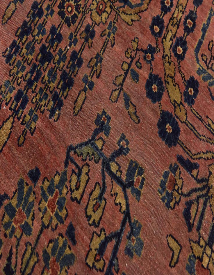 Detail image of 8' 10 x 12'  Hand Knotted Sarough Persian Wool Rug
