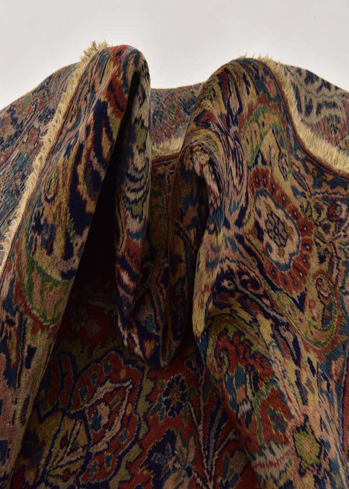 9' 3 x 11' 6 Hand Knotted Sarough Persian Wool Rug