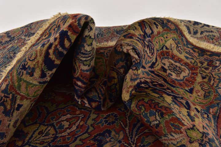 9' 3 x 11' 6 Hand Knotted Sarough Persian Wool Rug