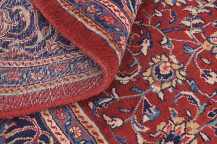 9' 10 x 13' Hand Knotted Sarough Persian Wool Rug
