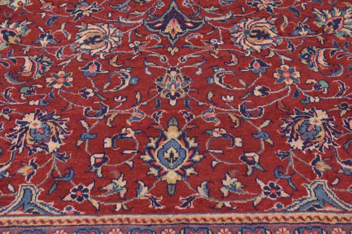 9' 10 x 13' Hand Knotted Sarough Persian Wool Rug