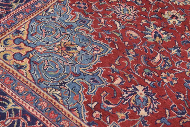 9' 10 x 13' Hand Knotted Sarough Persian Wool Rug