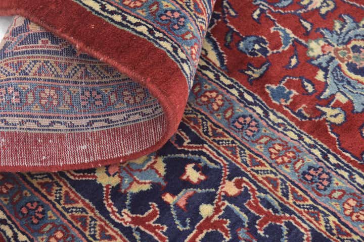 9' 9 x 13' Hand Knotted Sarough Persian Wool Rug