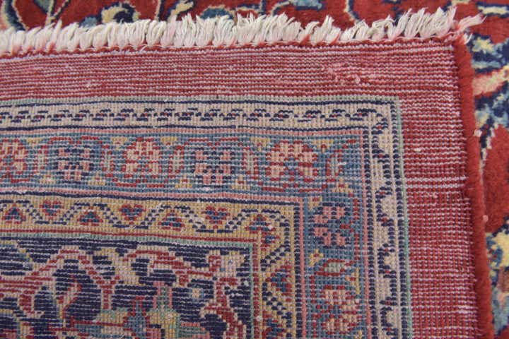 9' 9 x 13' Hand Knotted Sarough Persian Wool Rug