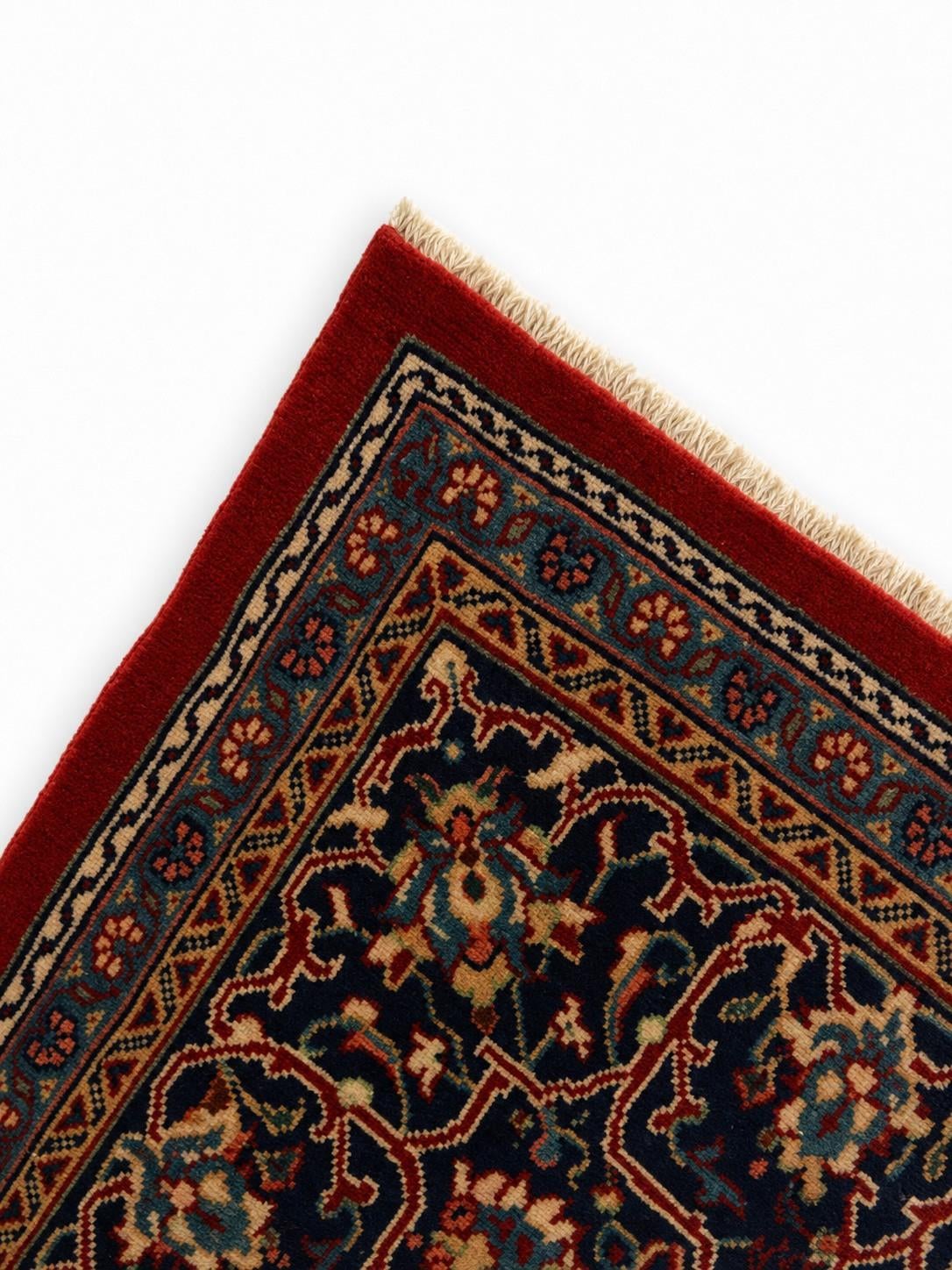 9' 9 x 13' Hand Knotted Sarough Persian Wool Rug