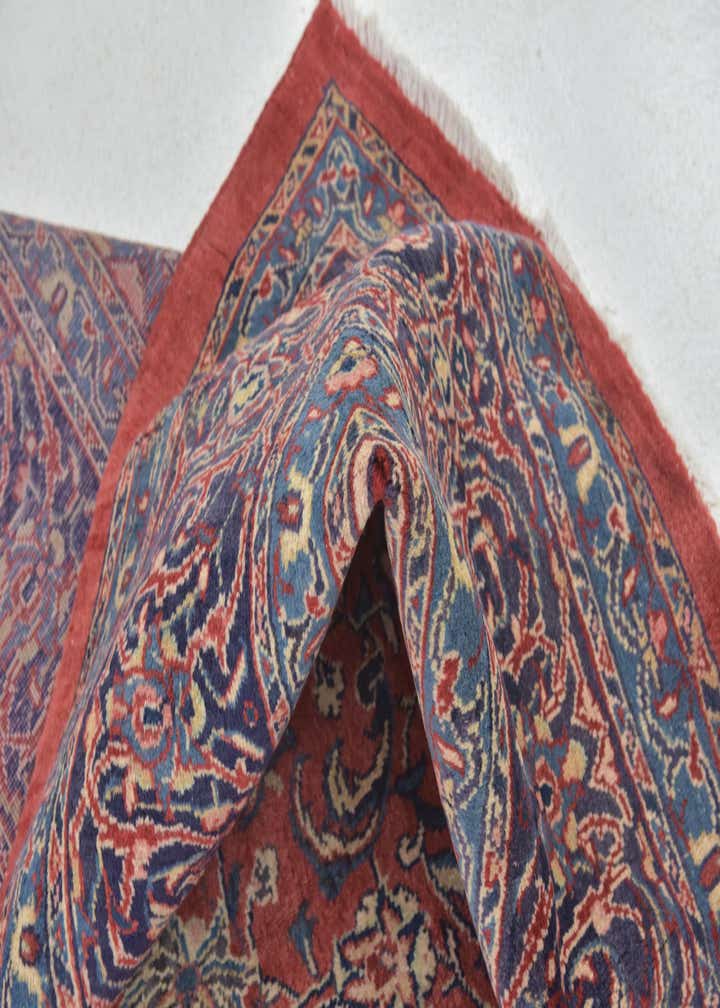 9' 8 x 13' 4 Hand Knotted Sarough Persian Wool Rug