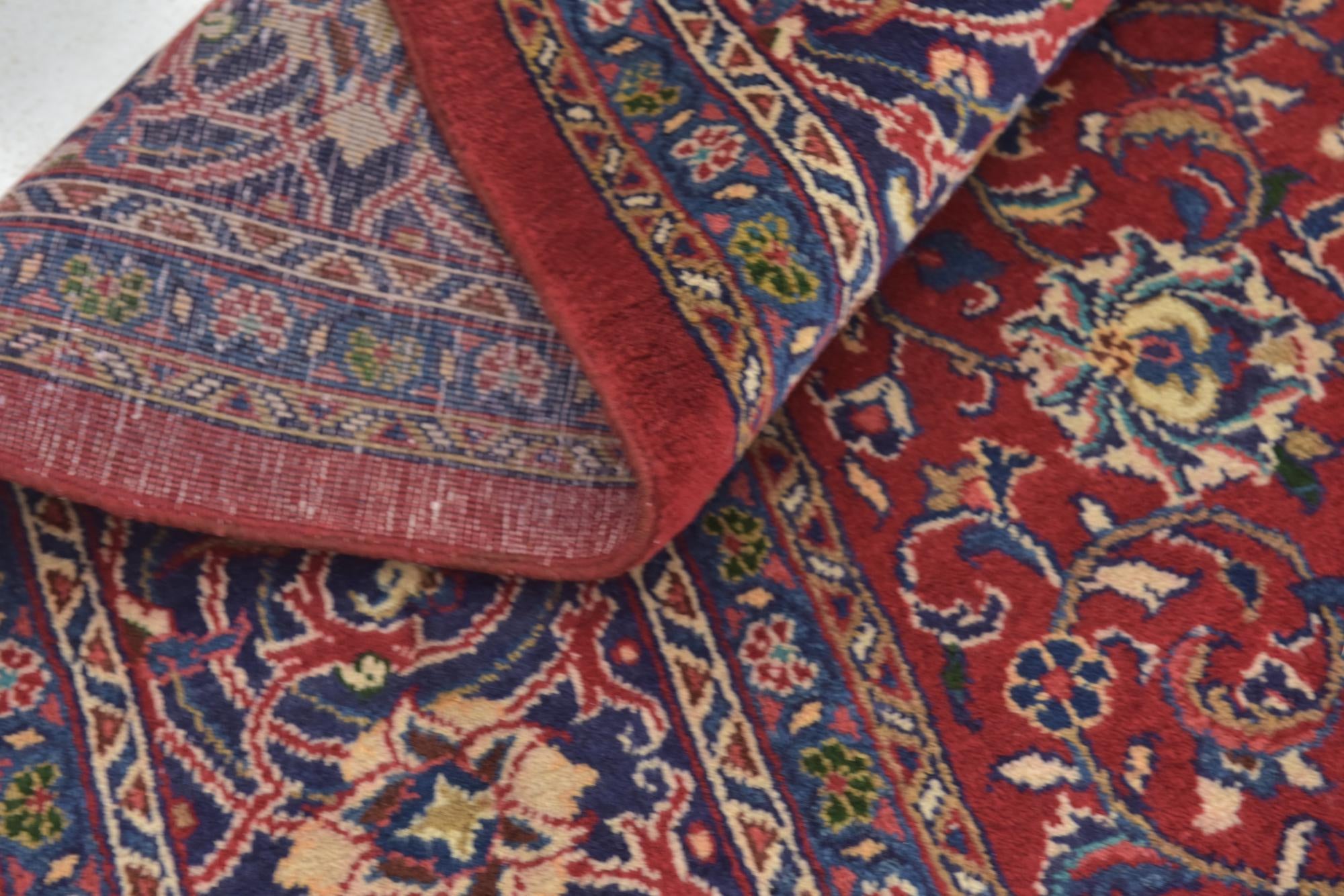 9' 8 x 13' Hand Knotted Sarough Persian Wool Rug