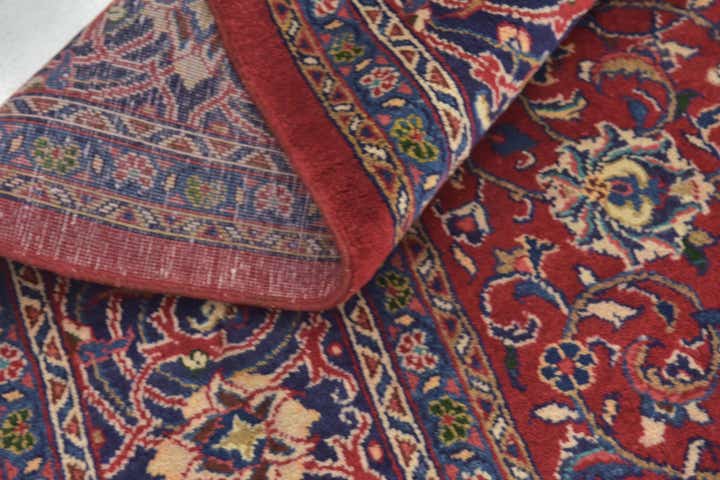 9' 8 x 13' Hand Knotted Sarough Persian Wool Rug