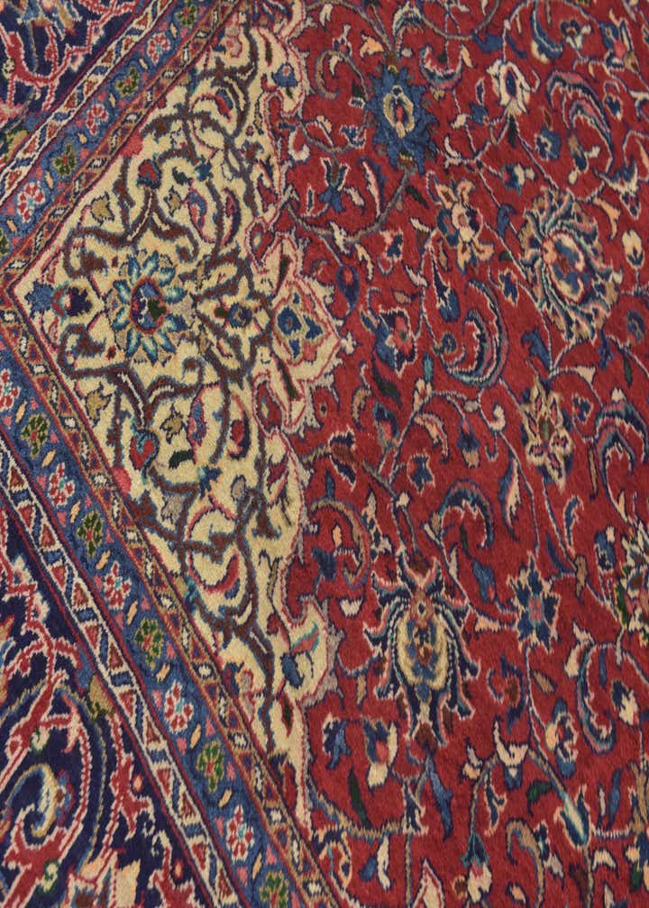9' 8 x 13' Hand Knotted Sarough Persian Wool Rug