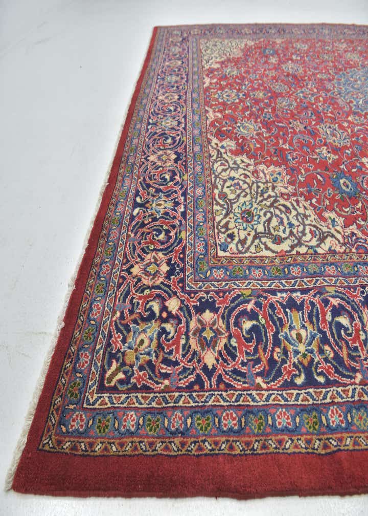 9' 8 x 13' Hand Knotted Sarough Persian Wool Rug