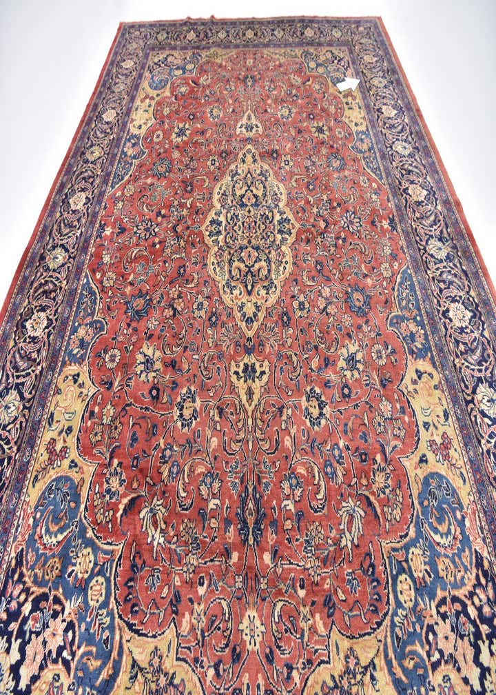 10' 3 x 14' Hand Knotted Sarough Persian Wool Rug