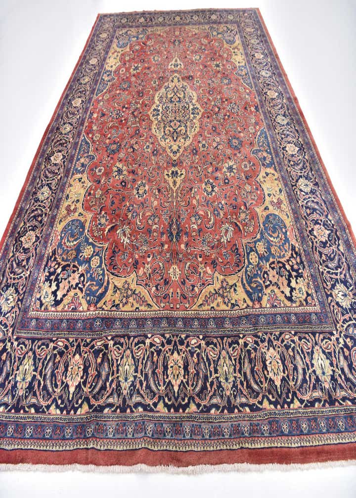 10' 3 x 14' Hand Knotted Sarough Persian Wool Rug