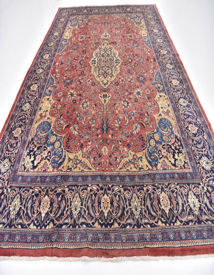 Detail image of 10' 3 x 14' Hand Knotted Sarough Persian Wool Rug