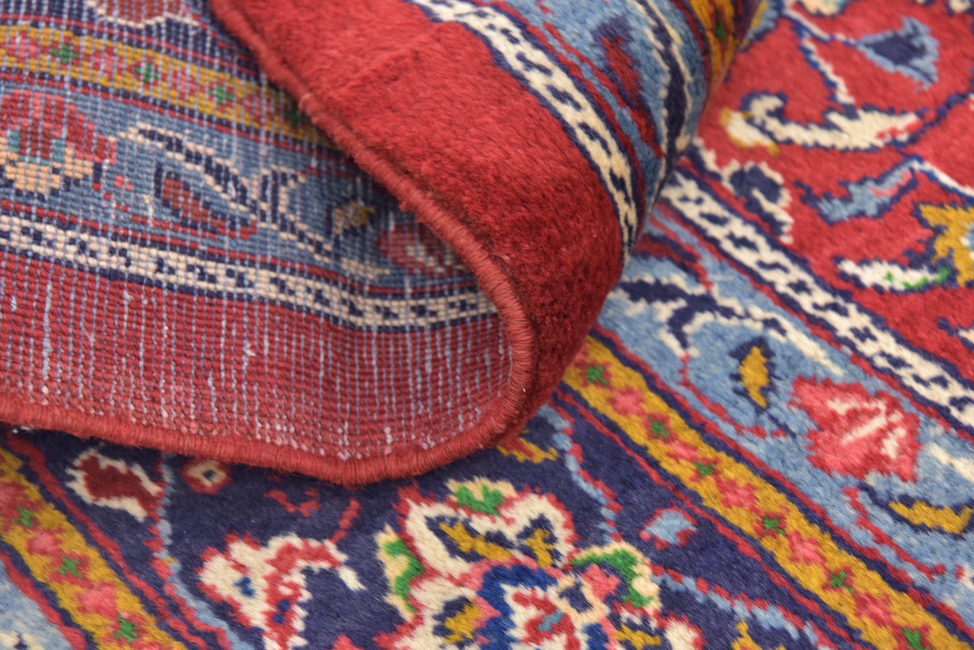 10' x 13' 3 Hand Knotted Sarough Persian Wool Rug