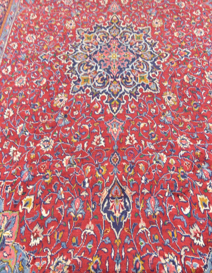 Detail image of 10' x 13' 3 Hand Knotted Sarough Persian Wool Rug