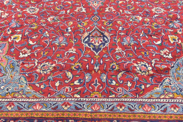 10' x 13' 3 Hand Knotted Sarough Persian Wool Rug