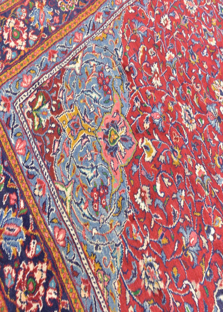 10' x 13' 3 Hand Knotted Sarough Persian Wool Rug