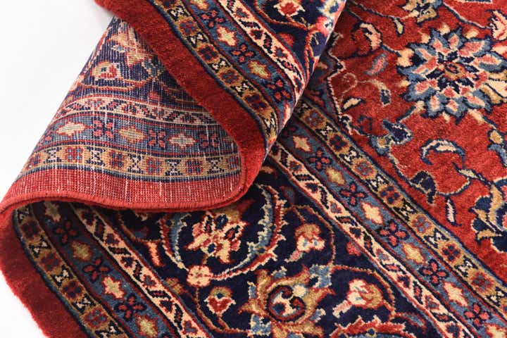 9' 9 x 13' Hand Knotted Sarough Persian Wool Rug