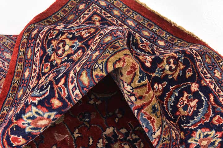 9' 9 x 13' Hand Knotted Sarough Persian Wool Rug