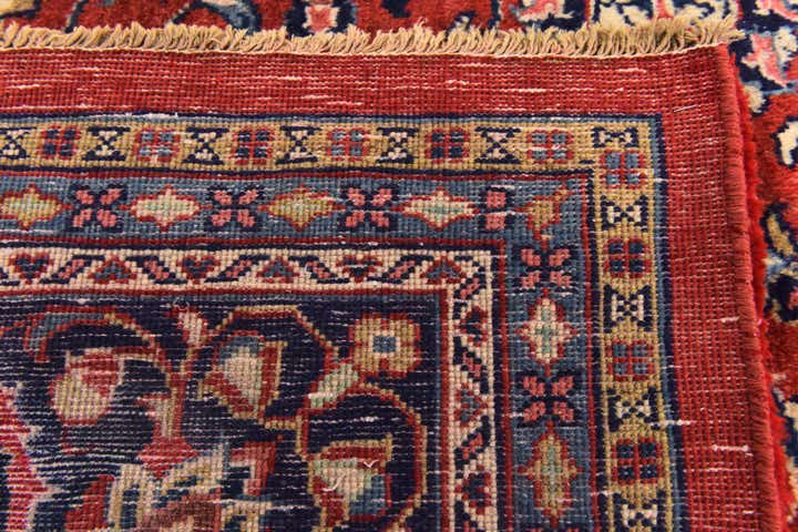 9' 9 x 13' Hand Knotted Sarough Persian Wool Rug