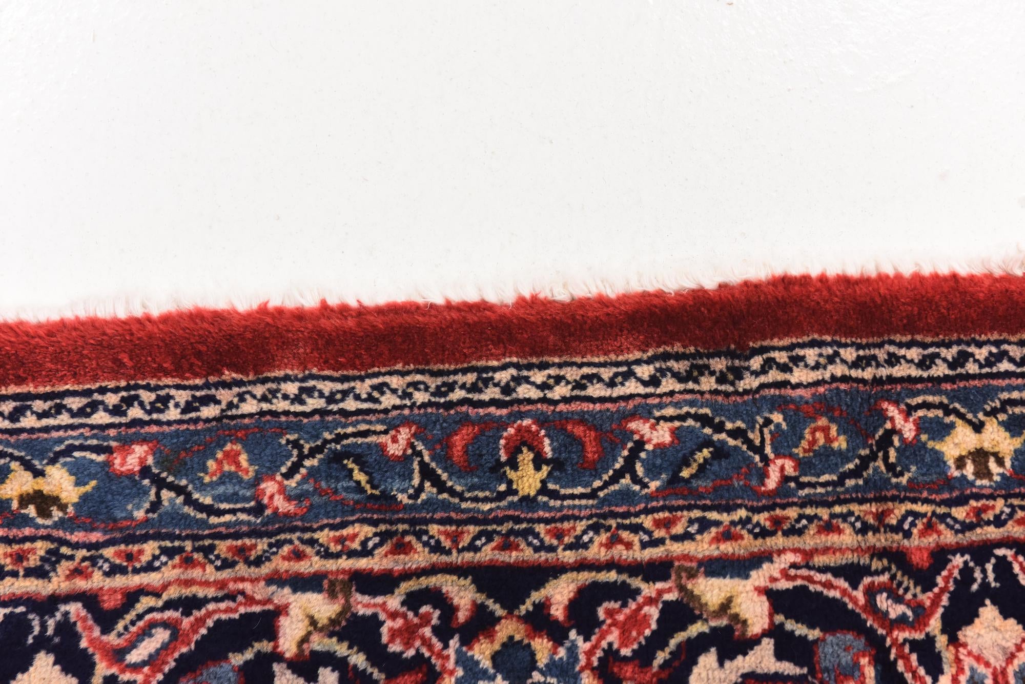 9' 10 x 13' 2 Hand Knotted Sarough Persian Wool Rug