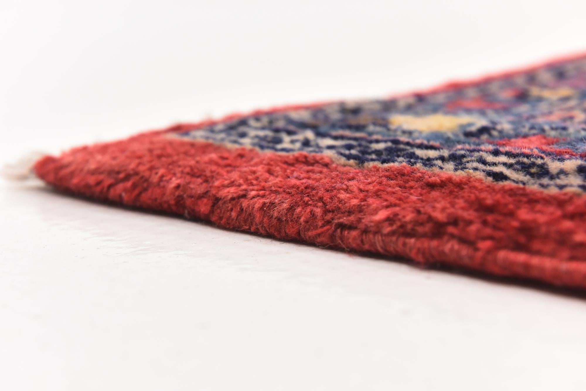 9' 10 x 13' 2 Hand Knotted Sarough Persian Wool Rug