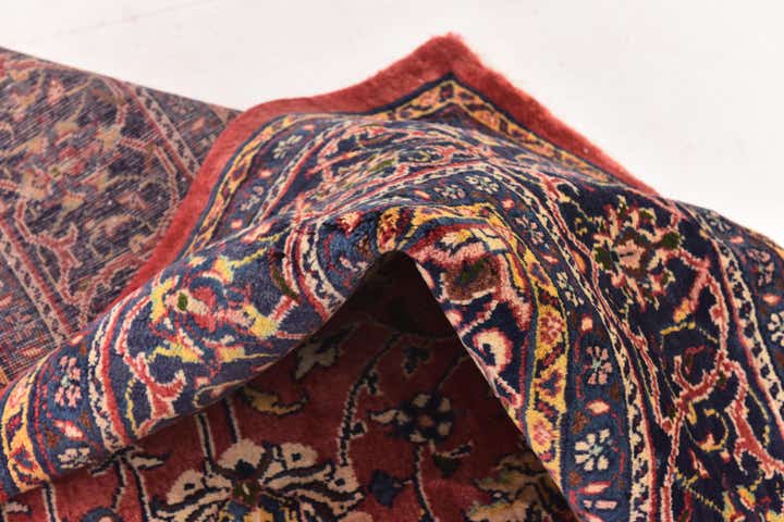 9' 10 x 13' Hand Knotted Sarough Persian Wool Rug