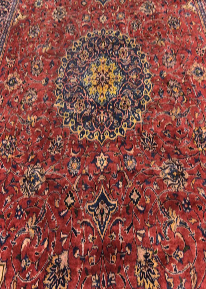 9' 10 x 13' Hand Knotted Sarough Persian Wool Rug