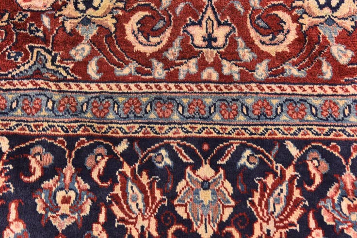 Detail image of 10' x 12' 10 Hand Knotted Sarough Persian Wool Rug
