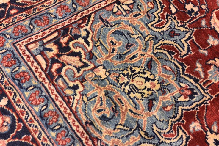 Detail image of 10' x 12' 10 Hand Knotted Sarough Persian Wool Rug