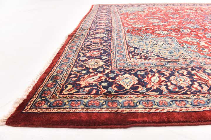 10' x 12' 10 Hand Knotted Sarough Persian Wool Rug