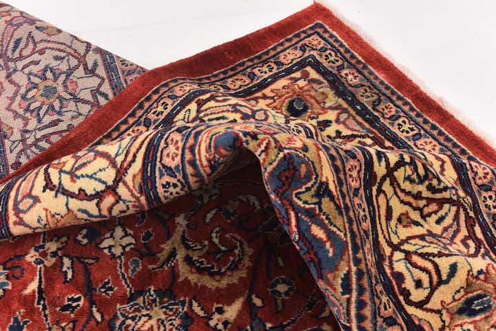 10' x 13' 5 Hand Knotted Sarough Persian Wool Rug