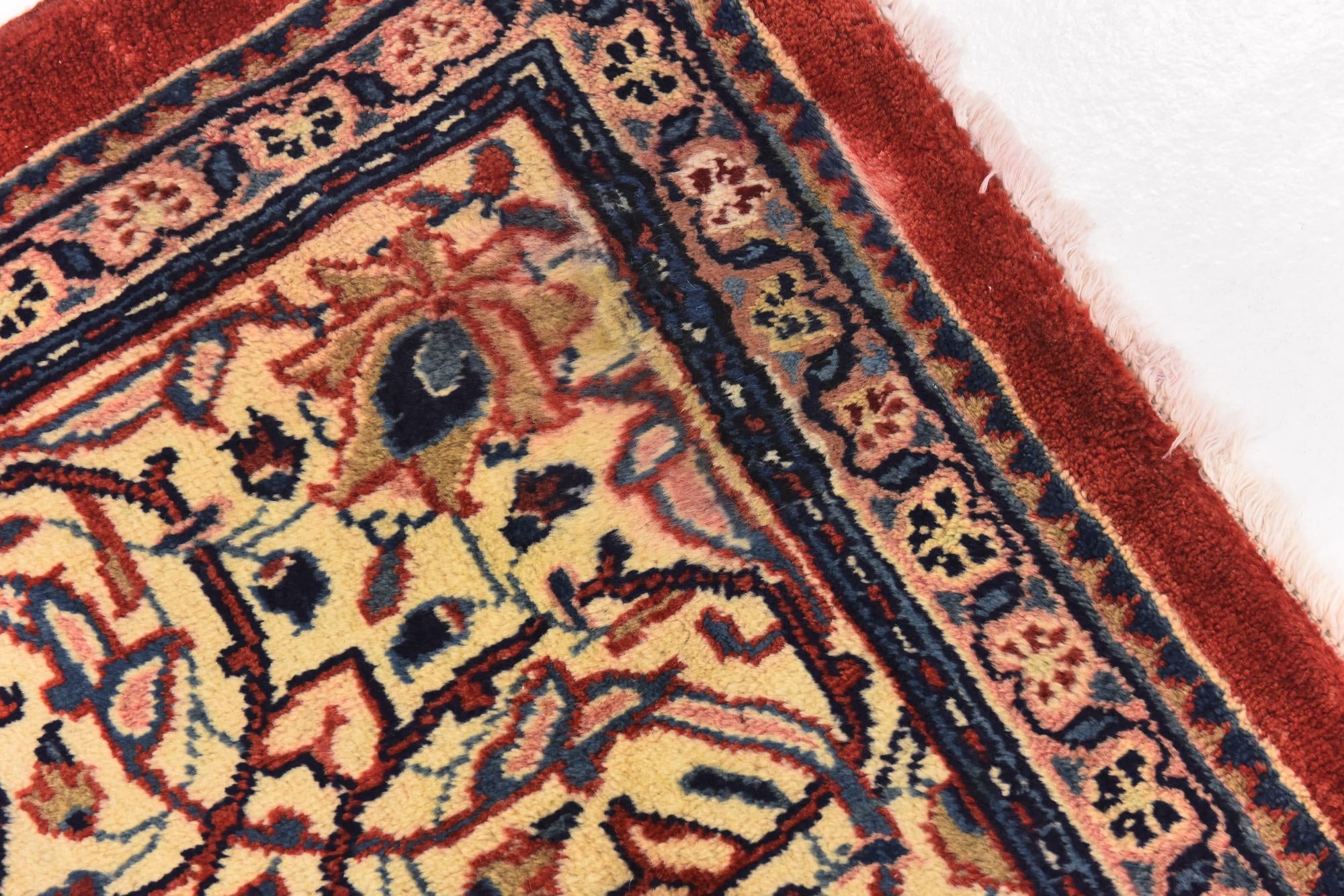 10' x 13' 5 Hand Knotted Sarough Persian Wool Rug