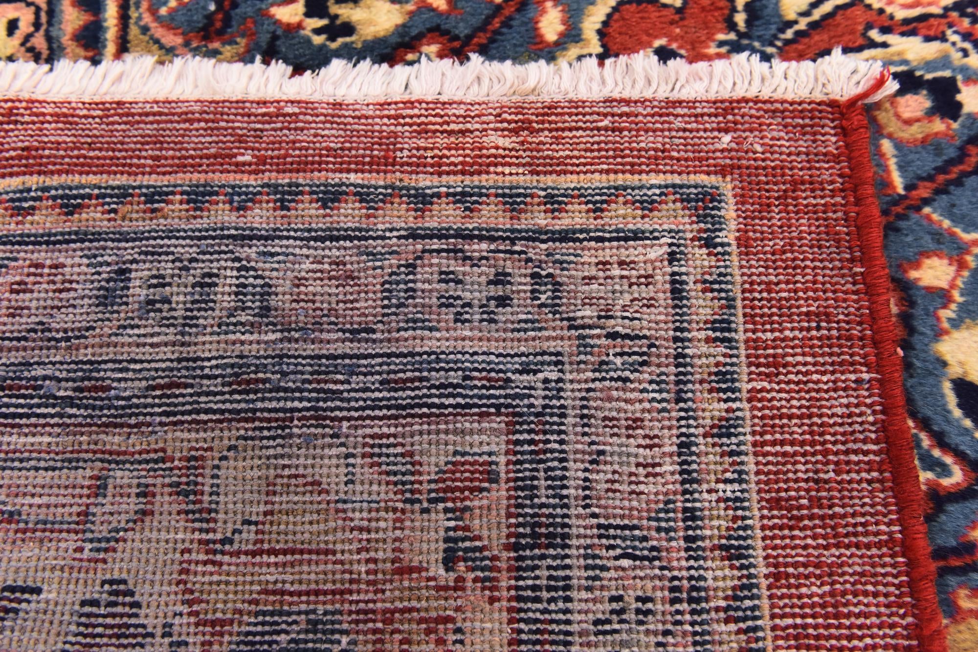 10' x 13' 5 Hand Knotted Sarough Persian Wool Rug