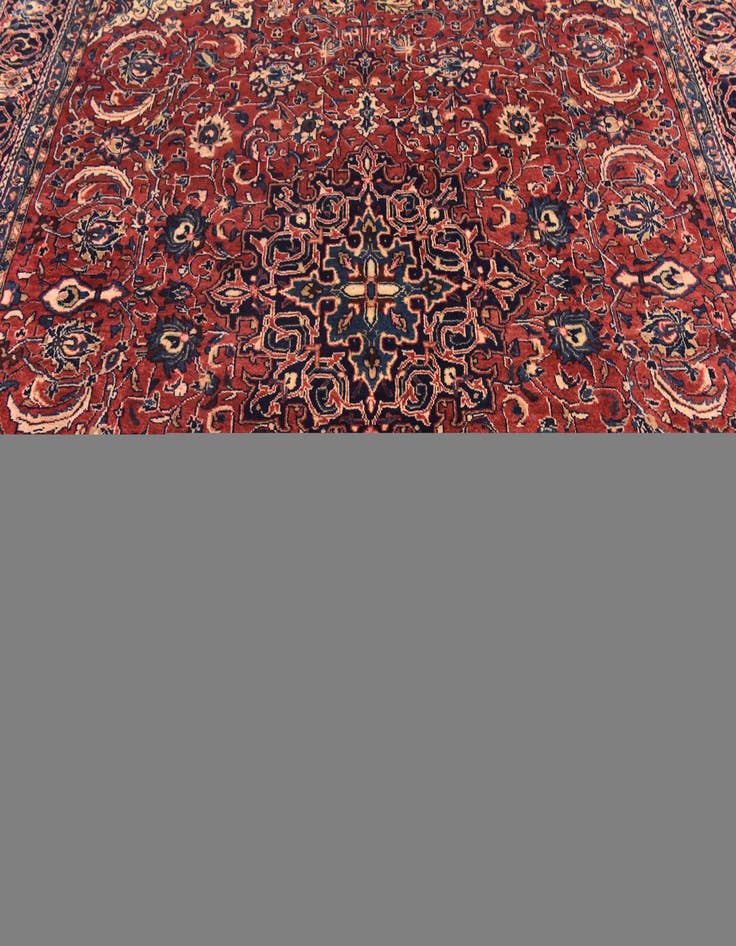 Detail image of 10' x 13' 9 Hand Knotted Sarough Persian Wool Rug