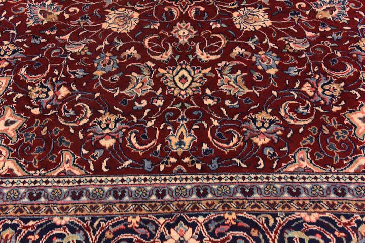 10' x 13' 2 Hand Knotted Sarough Persian Wool Rug