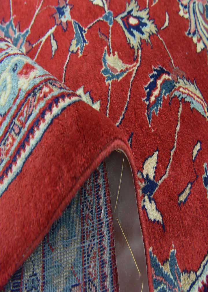 10' 4 x 12' 9 Hand Knotted Sarough Persian Wool Rug