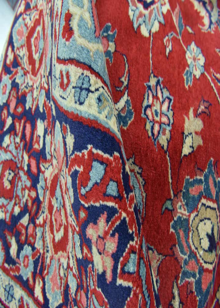 10' 4 x 12' 9 Hand Knotted Sarough Persian Wool Rug