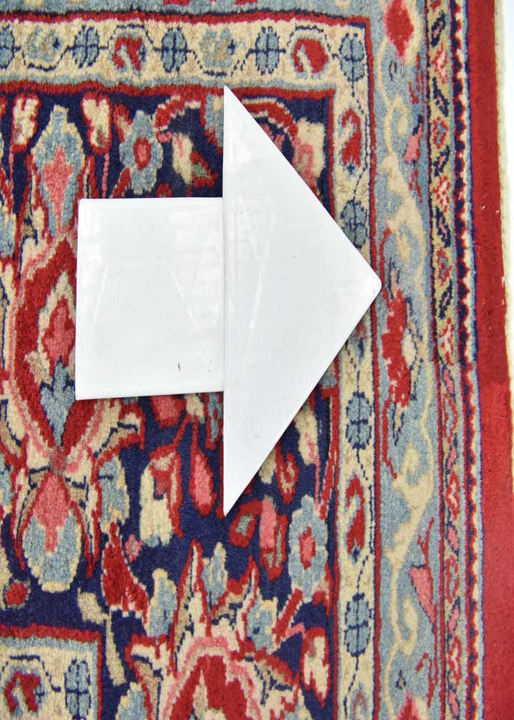 10' 4 x 12' 9 Hand Knotted Sarough Persian Wool Rug