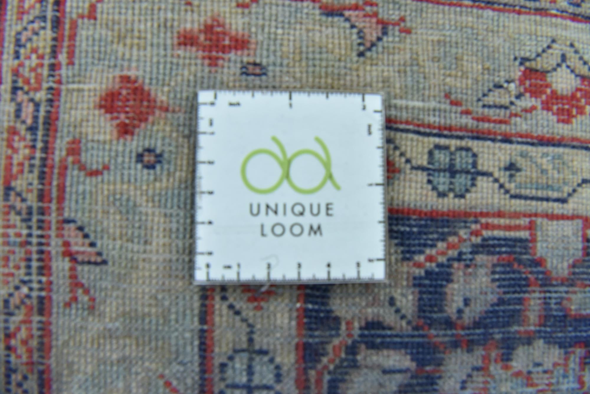 10' 4 x 12' 9 Hand Knotted Sarough Persian Wool Rug