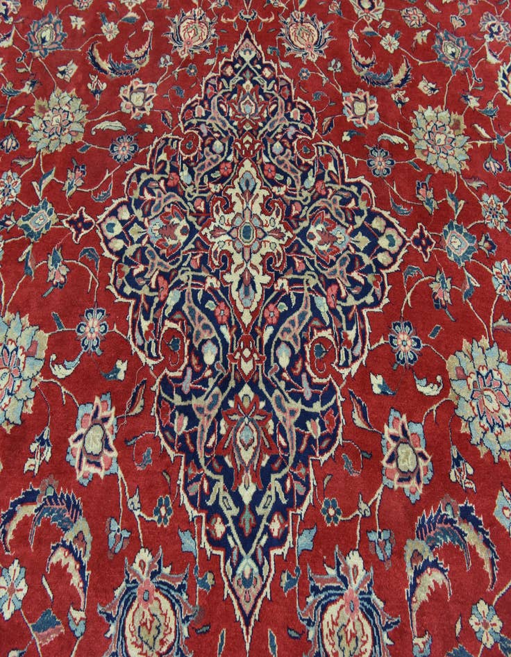 Detail image of 10' 4 x 12' 9 Hand Knotted Sarough Persian Wool Rug