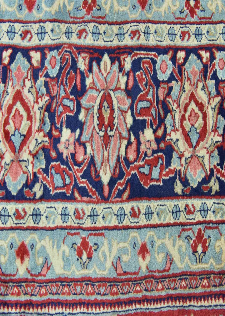 10' 4 x 12' 9 Hand Knotted Sarough Persian Wool Rug