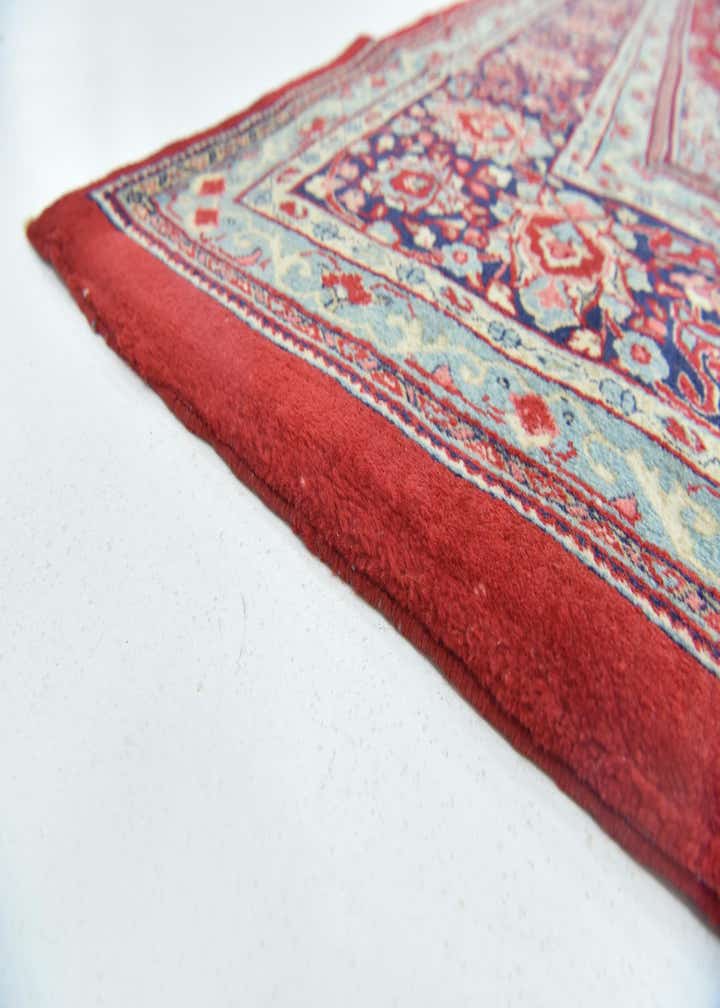 10' 4 x 12' 9 Hand Knotted Sarough Persian Wool Rug