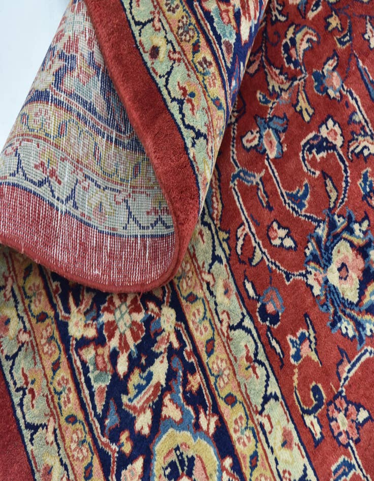 Detail image of 9' 8 x 13' 6  Hand Knotted Sarough Persian Wool Rug