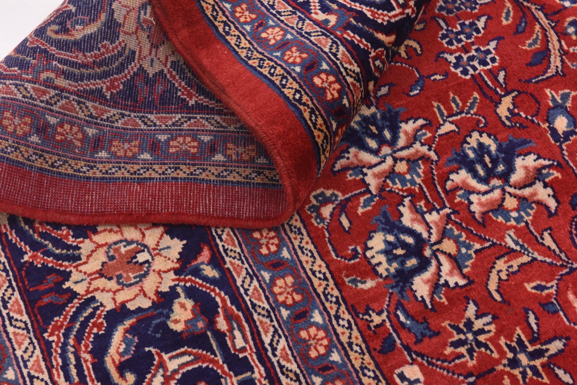 9' 10 x 12' 10 Hand Knotted Sarough Persian Wool Rug