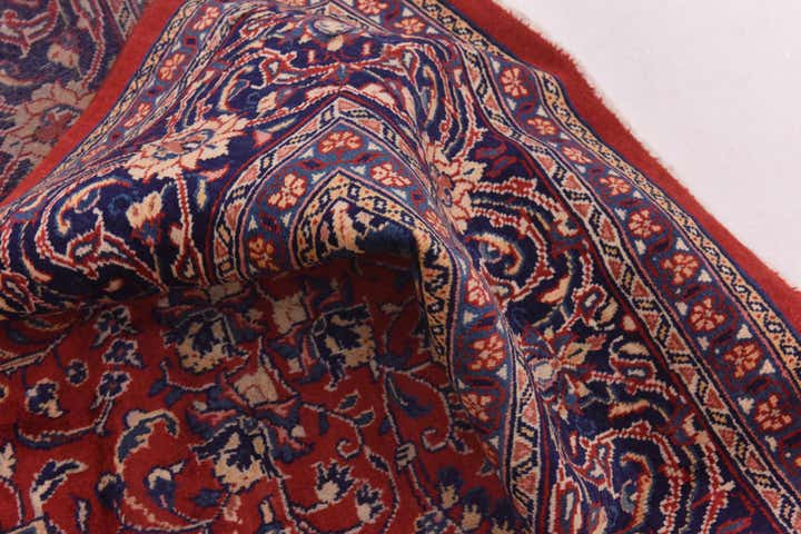 9' 10 x 12' 10 Hand Knotted Sarough Persian Wool Rug