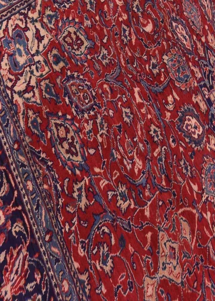 10' x 12' 7 Hand Knotted Sarough Persian Wool Rug
