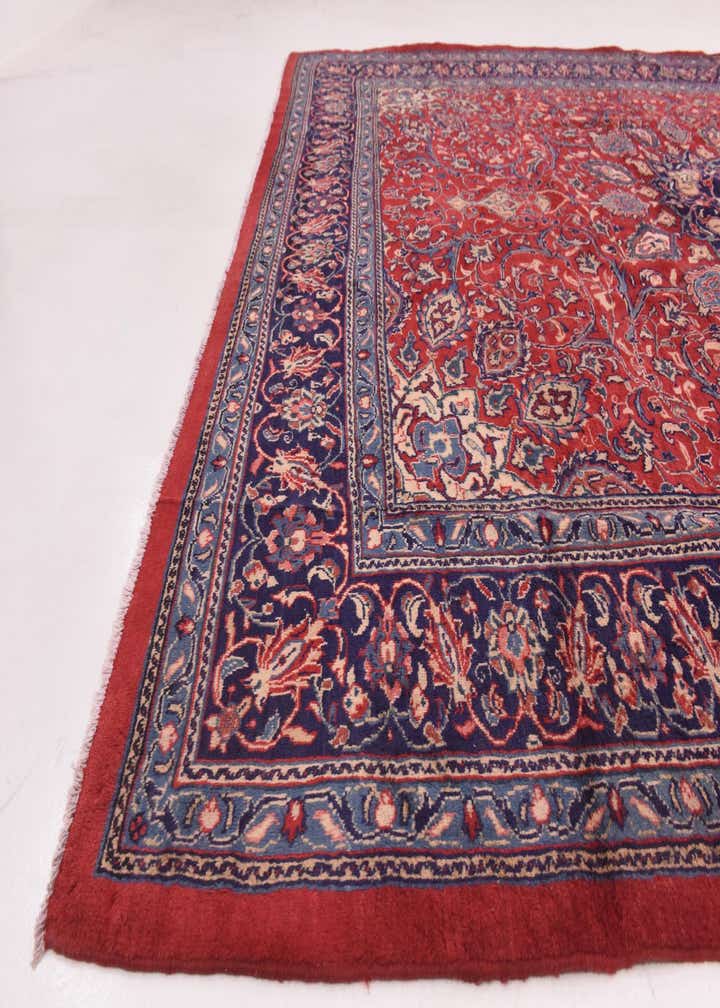 10' x 12' 7 Hand Knotted Sarough Persian Wool Rug